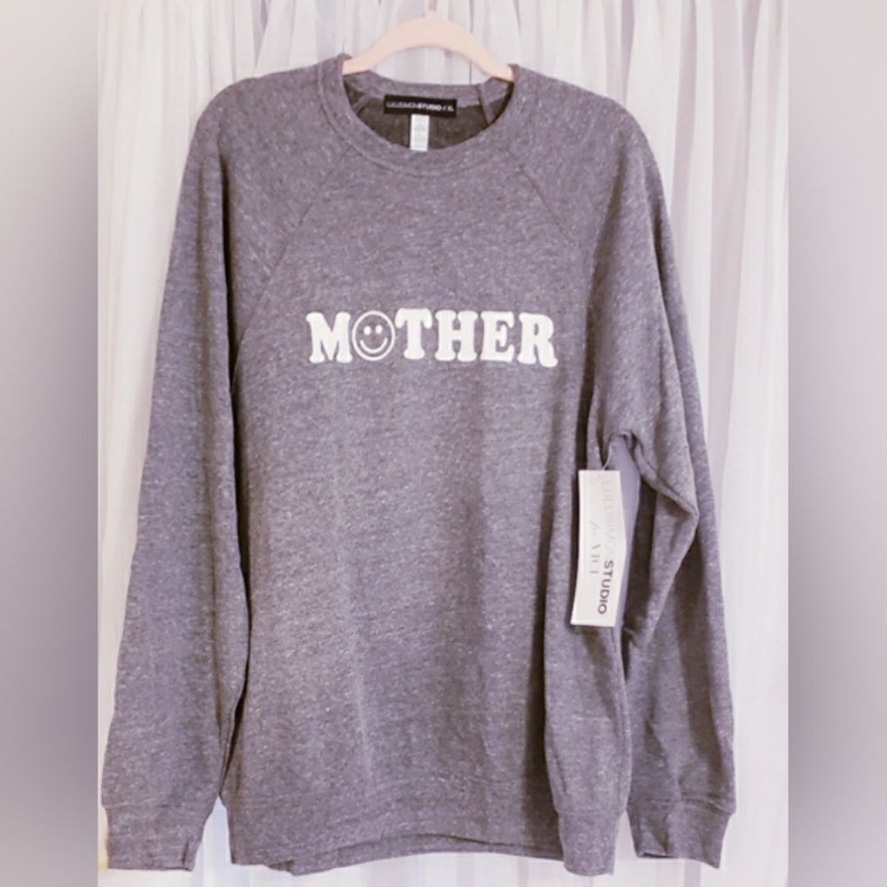 VICI COLLECTION MOTHER GRAPHIC PULLOVER
